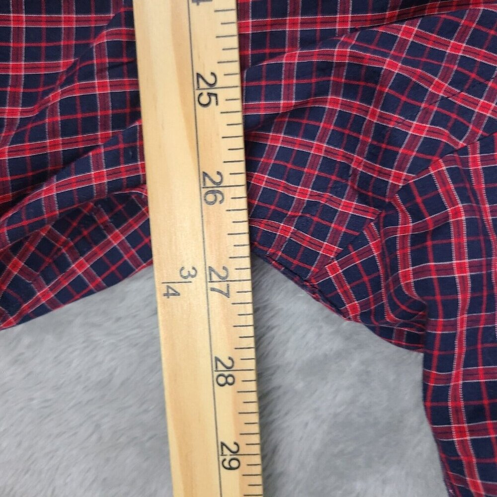 Polo Ralph Lauren Blake Fit Red and Purple Plaid Button Down Size 2XL - Picture 5 of 7